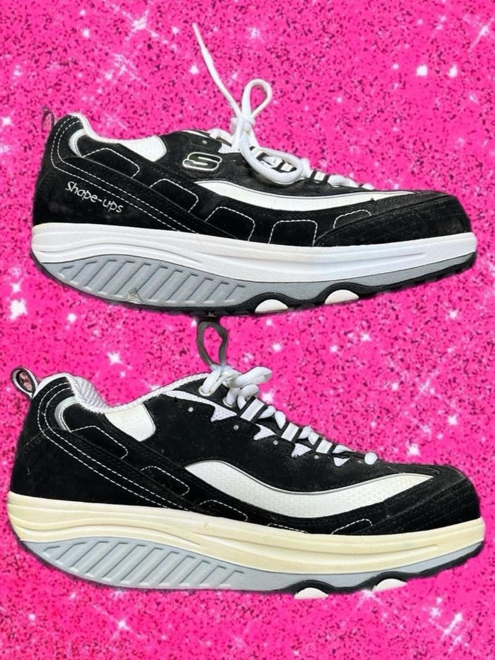 y2k goth shape ups skechers ‧₊˚🖇️✩ ₊˚⊹♡